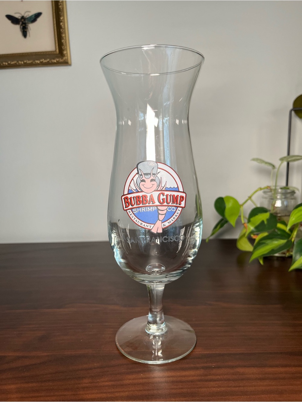 Bubba Gump Shrimp Co. San Francisco Hurricane Cocktail Glass | Souvenir Barware